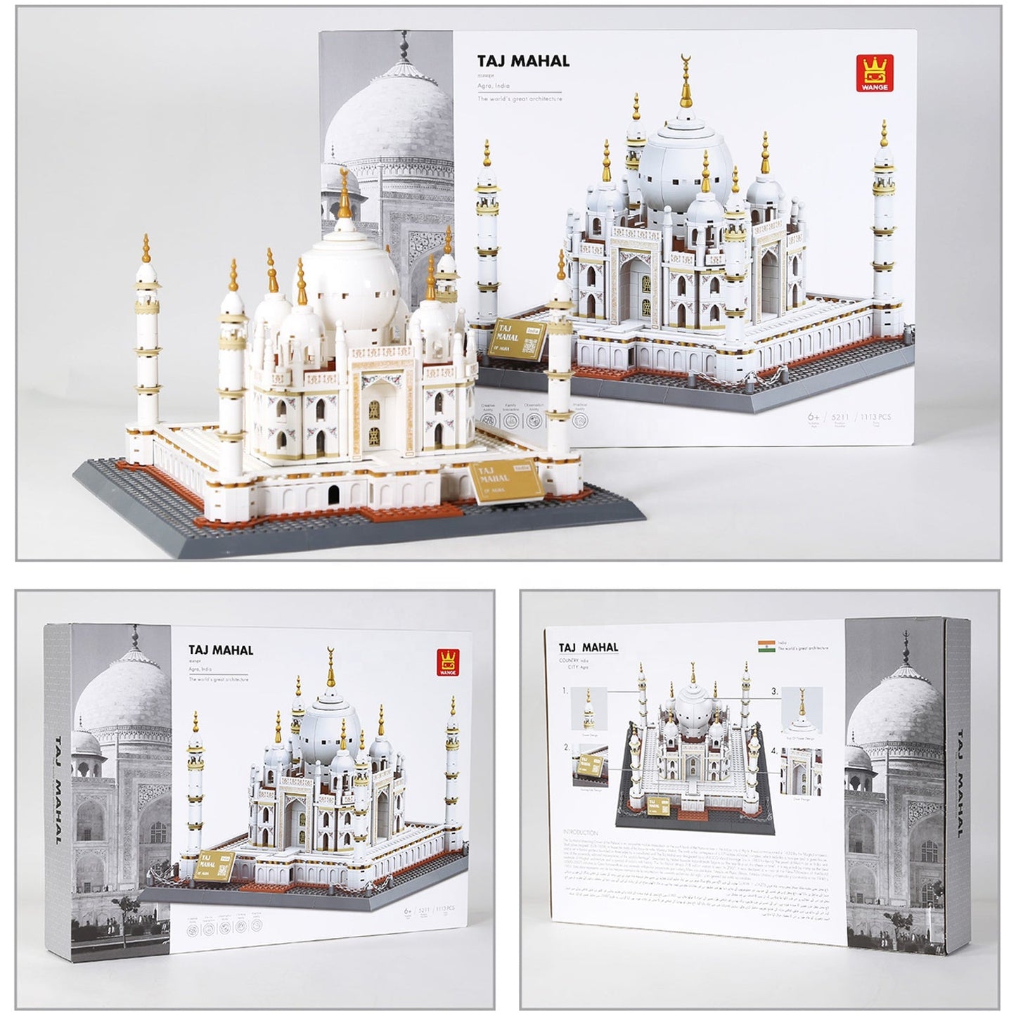 Taj Mahal Agra Building Blocks Set | 1113 PCS | 2.80 kg